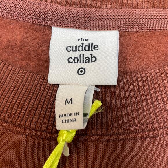 The Cuddle Collab Women's "Best In Show" Crewneck Sweatshirt Brown Size M - Picture 6 of 6